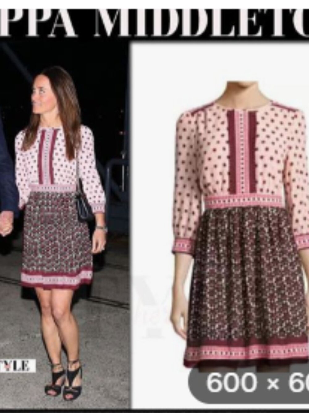 Kate Spade Mixed Print Floral Tile Mini Dress Size 4
